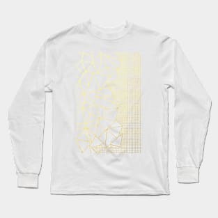 Ab Outline Grid Gold and Black Long Sleeve T-Shirt